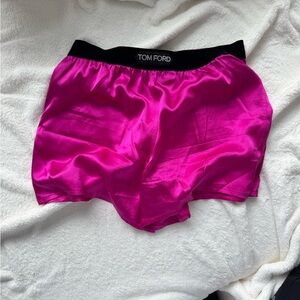 Tom Ford Pink Silk Shorts